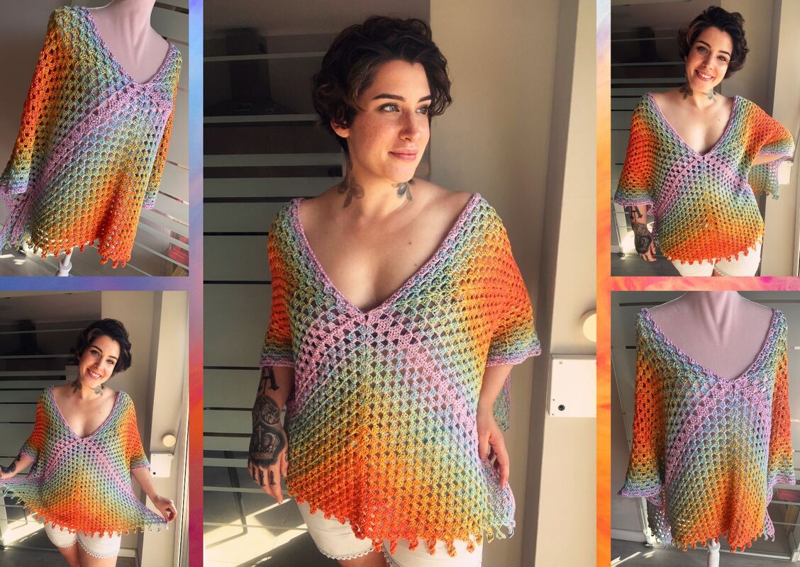 Häkelanleitung Pulli "BEACHPARTY"