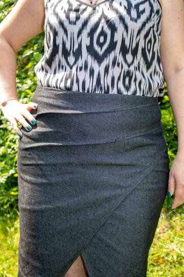 Schnittmuster Rock In Würde geknittert Gr. 32 - 62