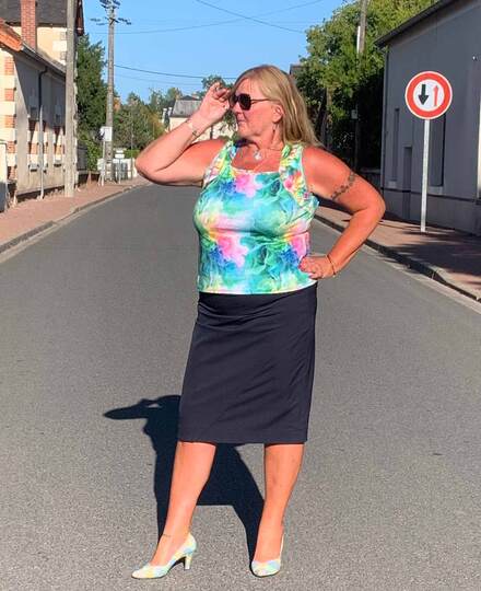 Schnittmuster Rock In Würde geknittert Gr. 32 - 62