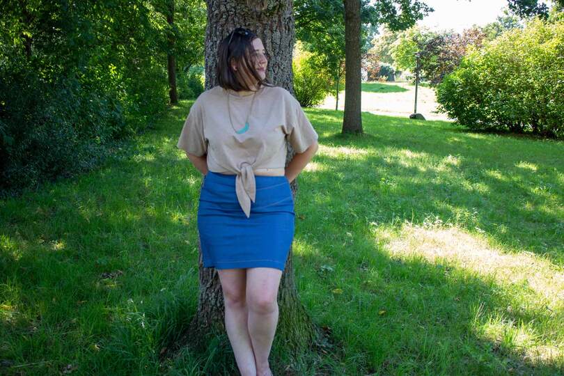 Schnittmuster Rock In Würde geknittert Gr. 32 - 62