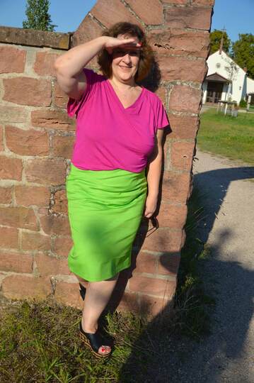 Schnittmuster Rock In Würde geknittert Gr. 32 - 62