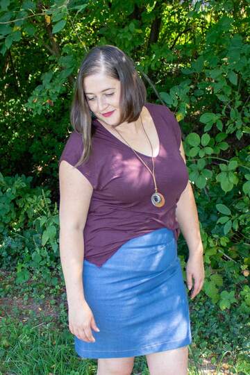 Schnittmuster Rock In Würde geknittert Gr. 32 - 62