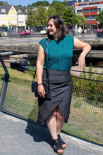 Schnittmuster Rock In Würde geknittert Gr. 32 - 62