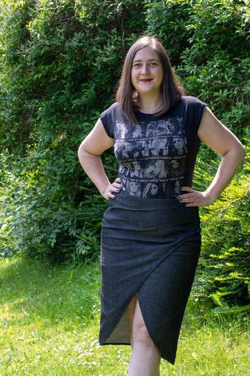 Schnittmuster Rock In Würde geknittert Gr. 32 - 62