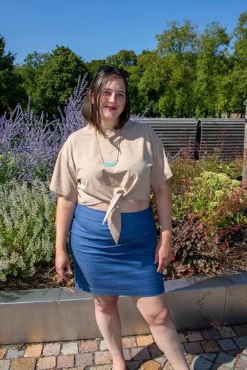 Schnittmuster Rock In Würde geknittert Gr. 32 - 62