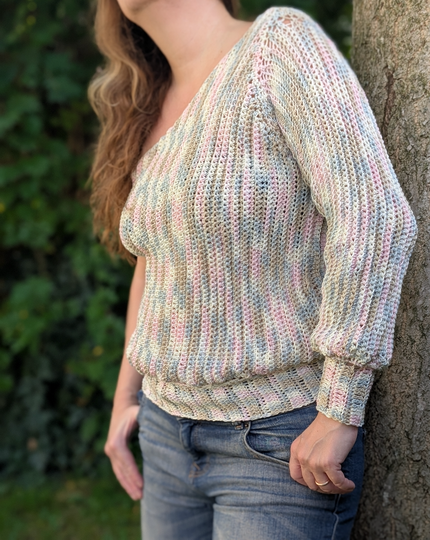 Crochet Pattern Sweater "Mono-Pop"