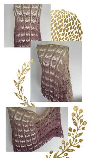 Sommerschal - Sommerstola Alena