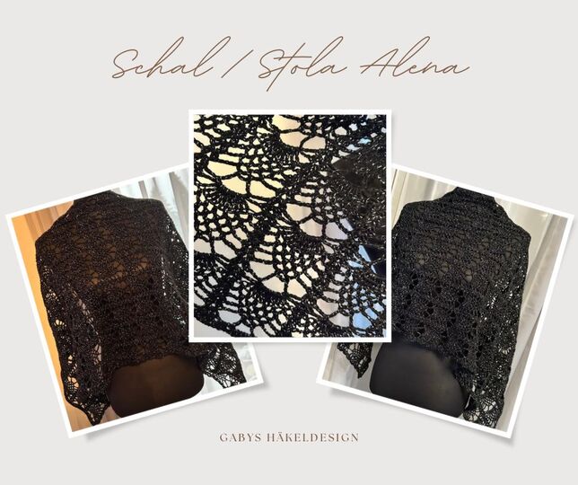 Sommerschal - Sommerstola Alena