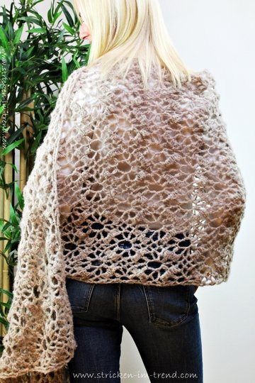 Crochet Pattern for Autumn Stole / Shoulder Wrap | Stole AlpakaWool #1