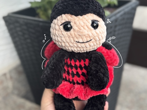 Marienkäfer Häkelanleitung