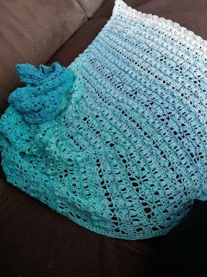 Häkelanleitung flaches oder asymmetrisches Dreieckstuch Liadan