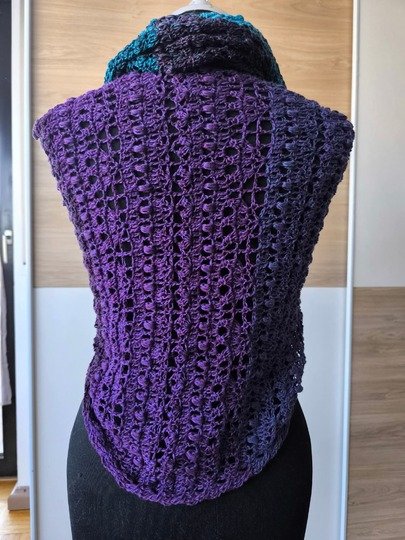 Häkelanleitung flaches oder asymmetrisches Dreieckstuch Liadan