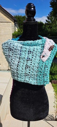 Häkelanleitung flaches oder asymmetrisches Dreieckstuch Liadan