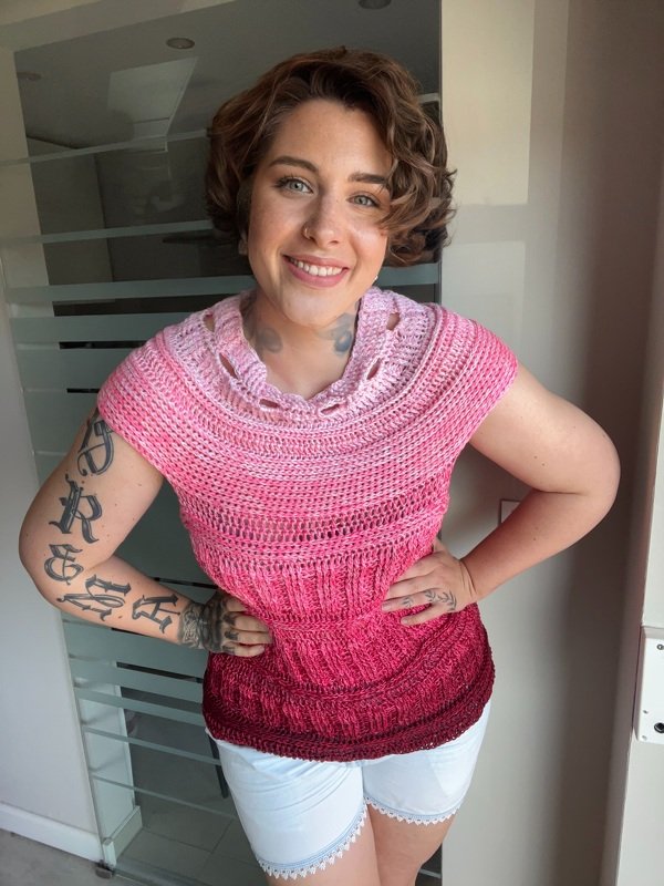 Häkelanleitung Tshirt "GIRLPOWER" - Bild 11