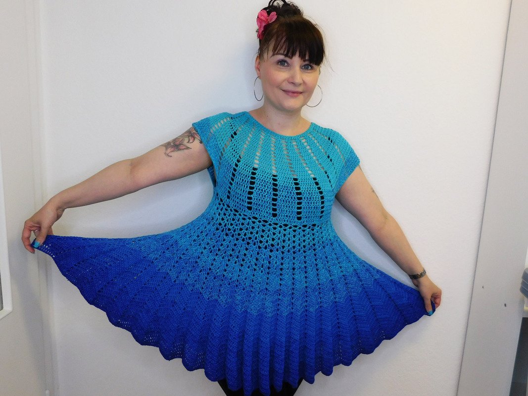 Tunika-Kleid PUSTEKUCHEN Häkelanleitung