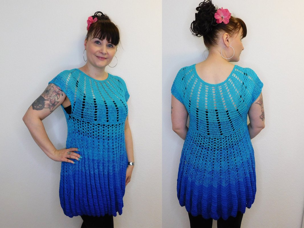 Tunika-Kleid PUSTEKUCHEN Häkelanleitung - Bild 2