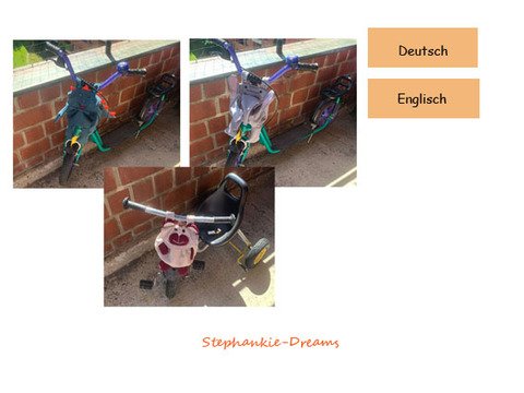 Handlebar bag animals set 1