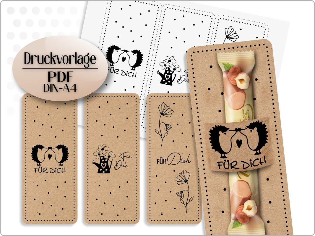 Druckvorlage Tischdeko Willkommen Geschenkidee Geldscheinverpackung