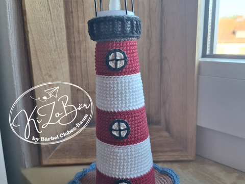 Leuchtturm - Häkelanleitung für einen beleuchteten Leuchtturm