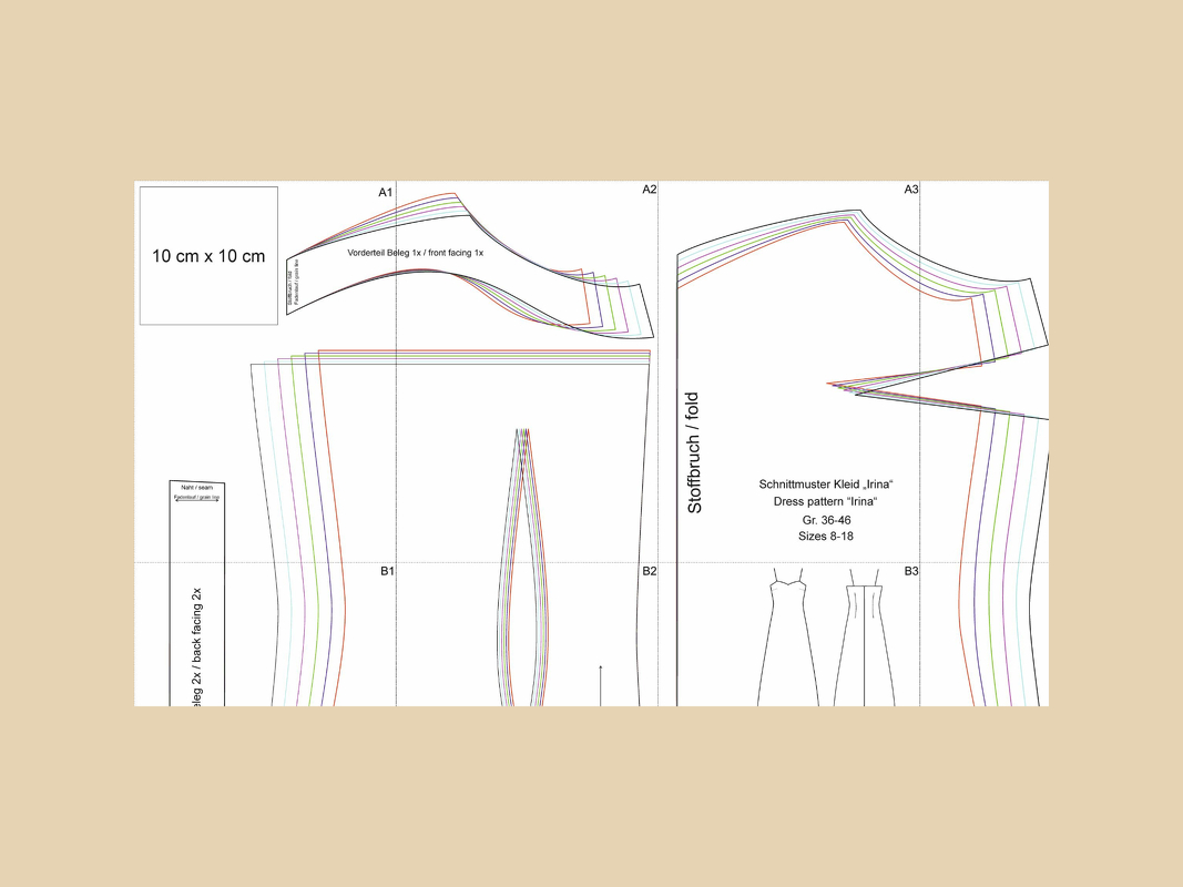 Langes Kleid mit Spaghettiträgern - Bild 8