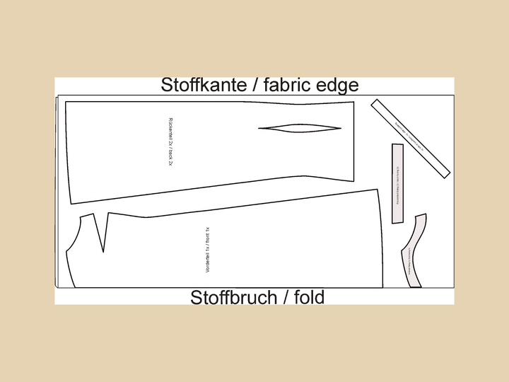 Langes Kleid mit Spaghettiträgern PDF Schnittmuster