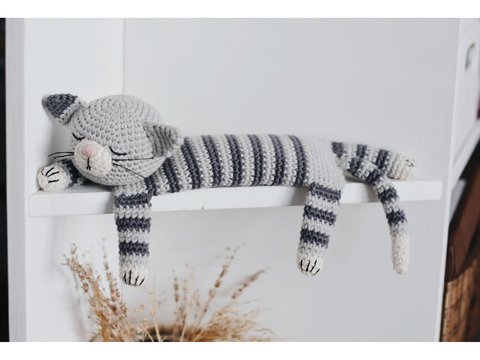 Sailor Schlafkatze – Amigurumi Häkelanleitung PDF
