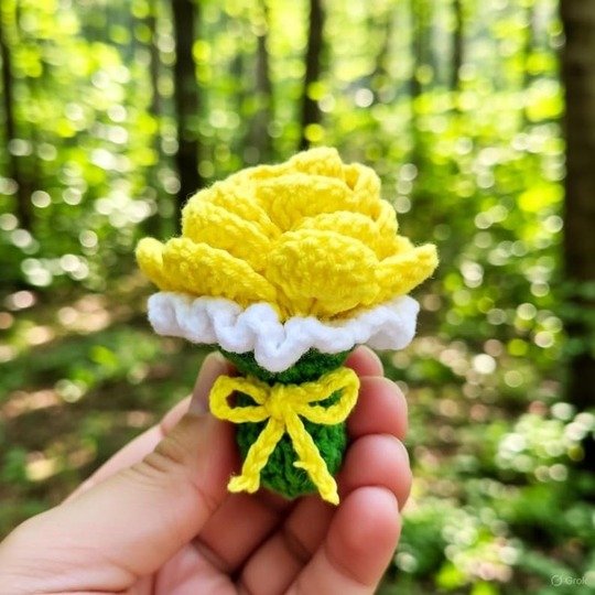 Crochet Flower Bouquet Pattern PDF + Video Tutorial