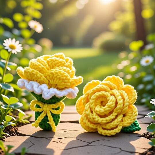 Crochet Flower Bouquet Pattern PDF + Video Tutorial