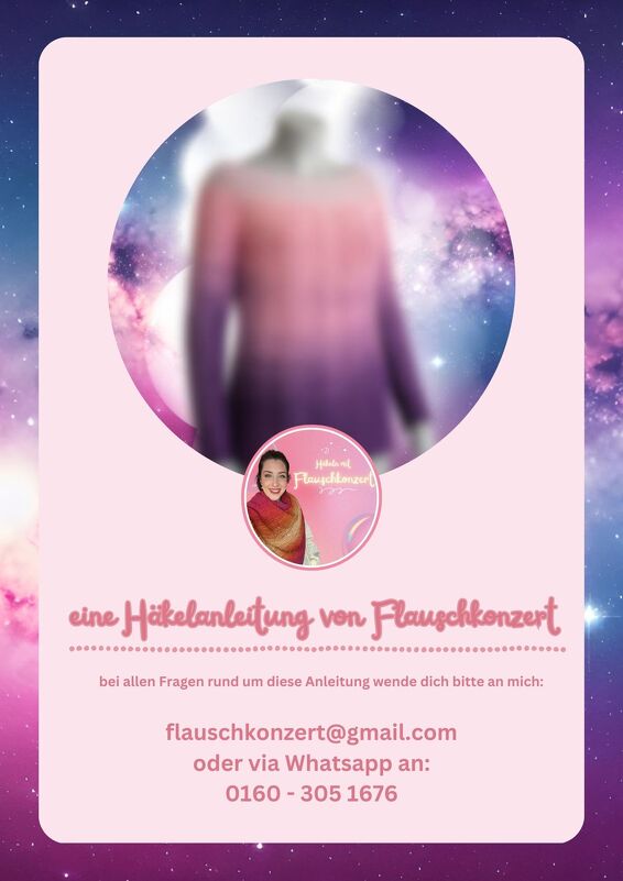 Mystery-Häkelanleitung Pulli "MONDLICHTZAUBER" - Bild 2