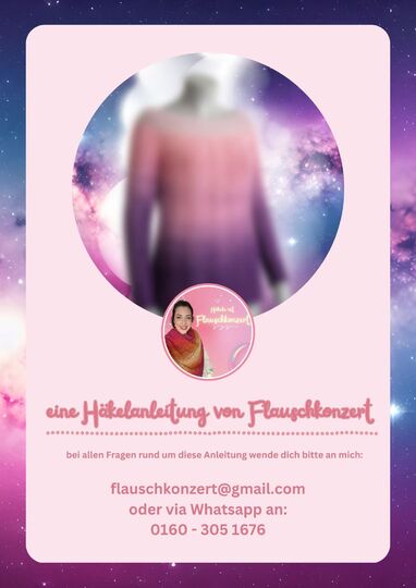 Mystery-Häkelanleitung Pulli "MONDLICHTZAUBER"