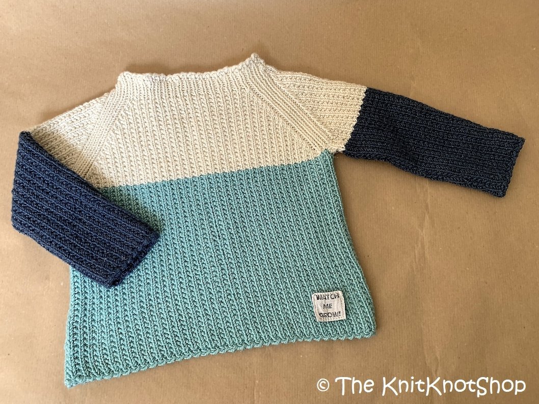 Strickanleitung Kleinkind Pullover Livinus (kein Zusammennähen) - Bild 7