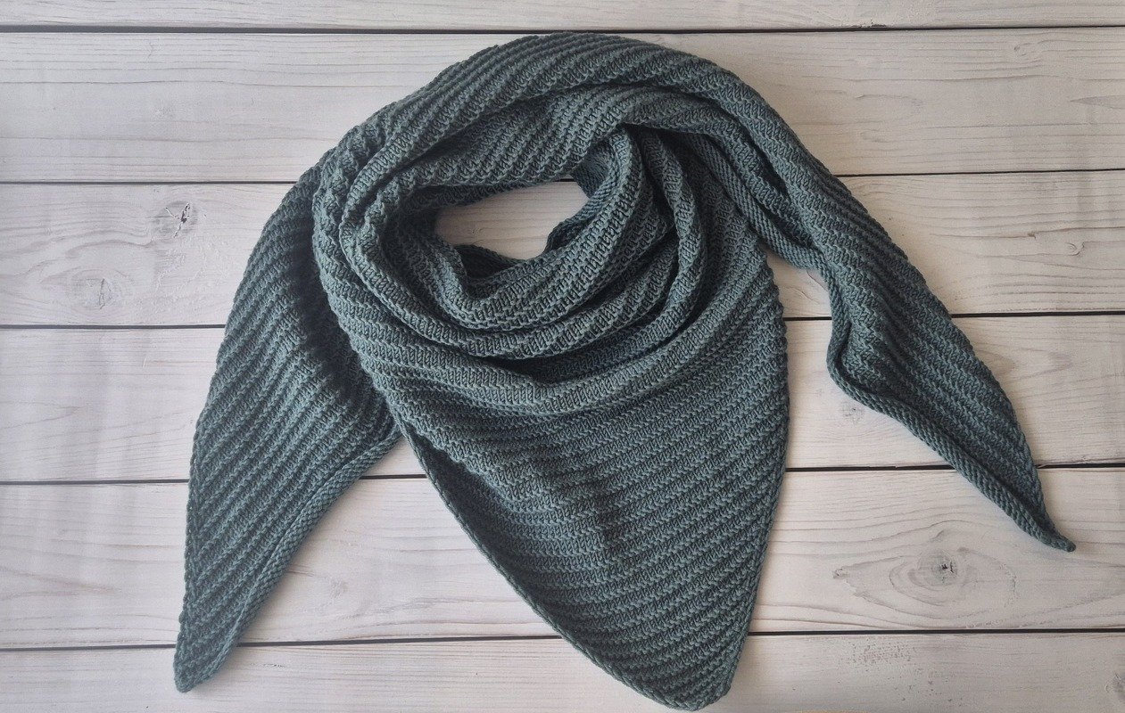 llvy Dreieckstuch – Strickanleitung PDF, Deutsch &amp; Englisch, anfängerfreund