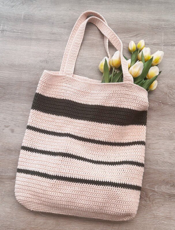 Shopper Bag with inner Pocket - Crochet Pattern | German & English - Image 2