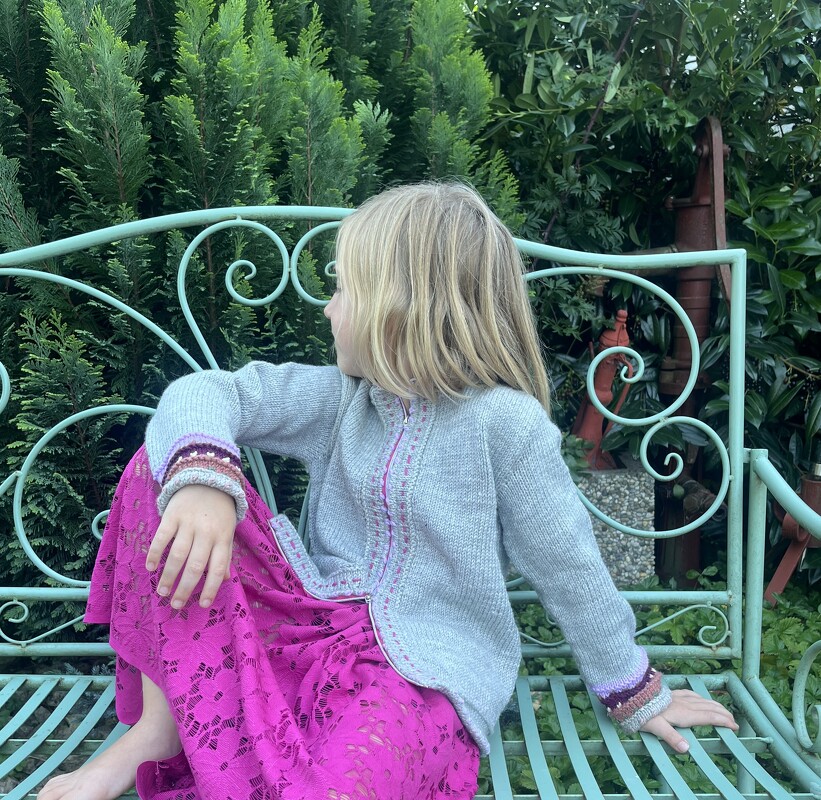 Herbstjacke für kleine Schulanfängerinnen * Strickanleitung * Weste *