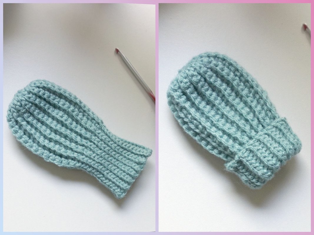 Crochet Pattern For Baby Mittens (0-6 months)