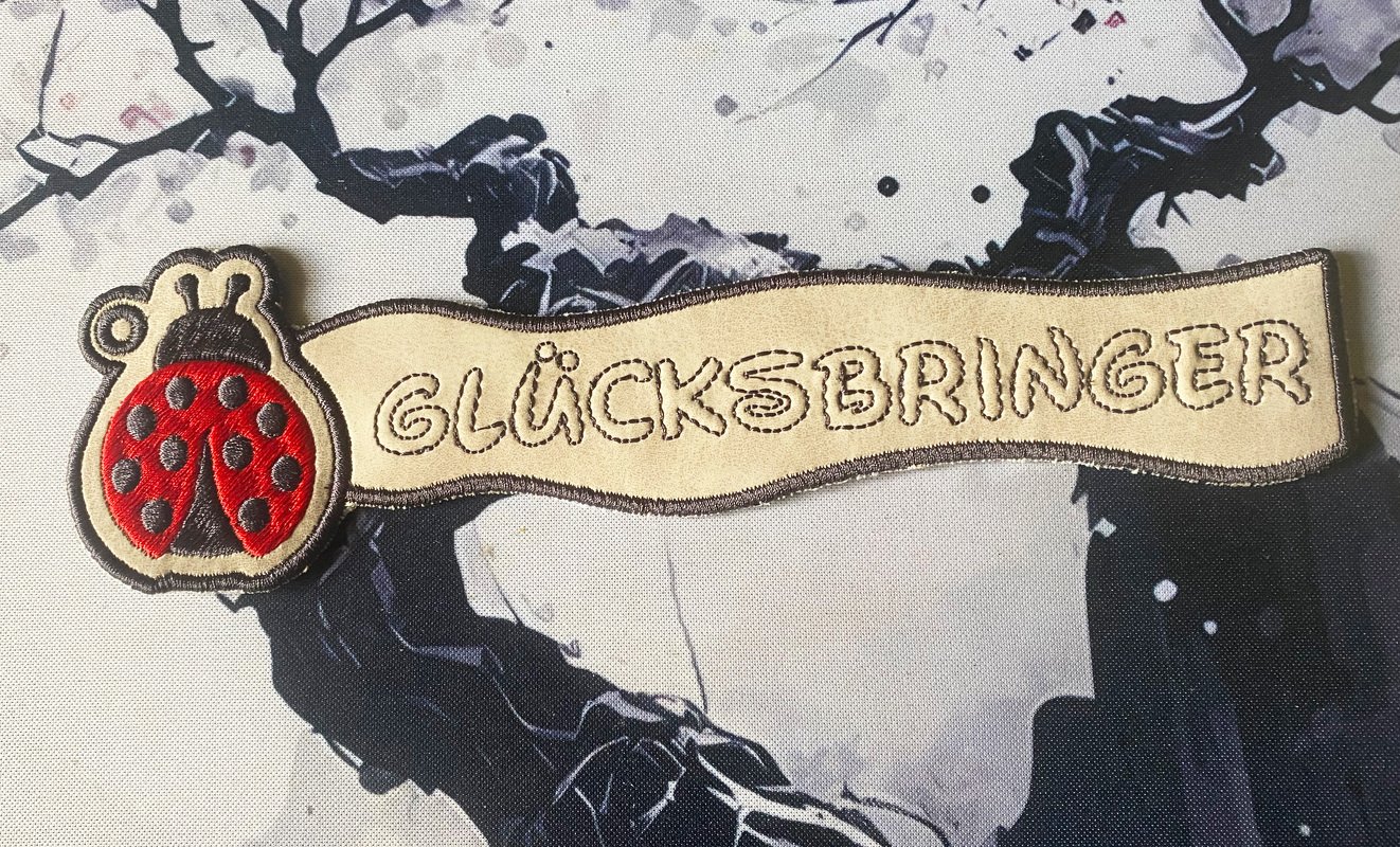 Stickdatei 3D-Anhänger GLÜCKSBRINGER, Maschinenstickdatei - Bild 8