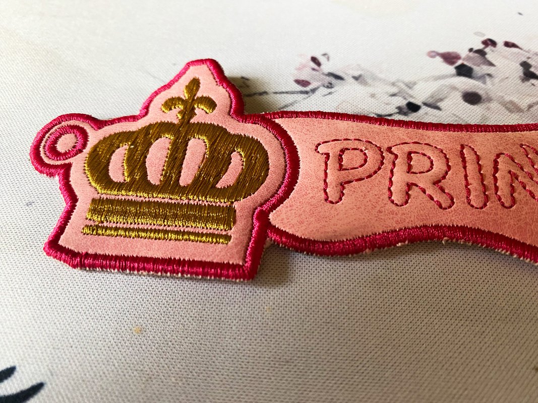 Stickdatei 3D-Anhänger PRINZESSIN, Maschinenstickdatei - Bild 7