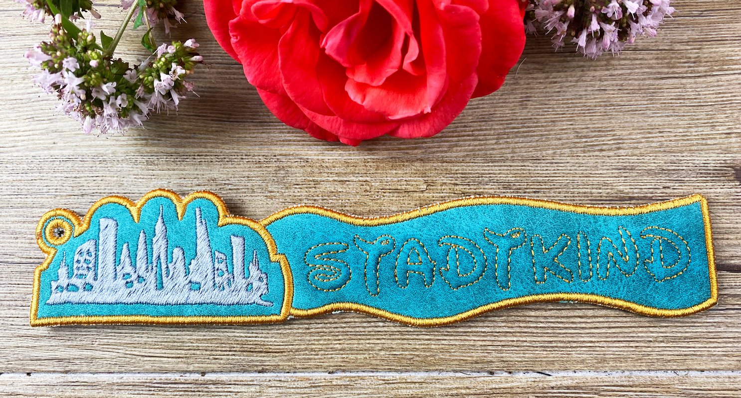 Stickdatei 3D-Anhänger STADTKIND, Maschinenstickdatei - Bild 6