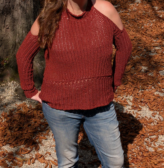 Crochet Pattern Cozy Rib Sweater