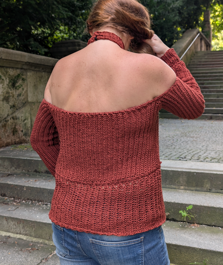 Crochet Pattern Cozy Rib Sweater