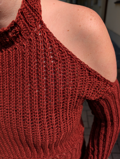 Crochet Pattern Cozy Rib Sweater