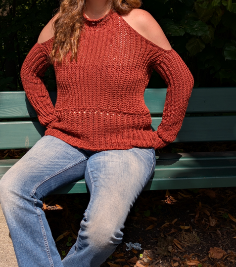 Crochet Pattern Cozy Rib Sweater