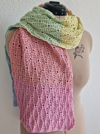 Häkelanleitung für den Spitzenschal "Samantha"