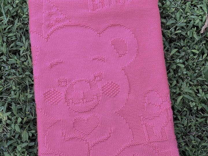 Strickanleitung Babydecke "Happy Birthday"