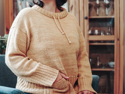 Natascha's WeekendSweater | knitting pattern | sweater, knitted sweater