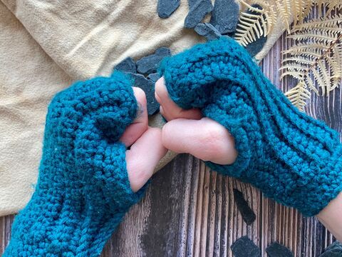 Fingerless Mittens