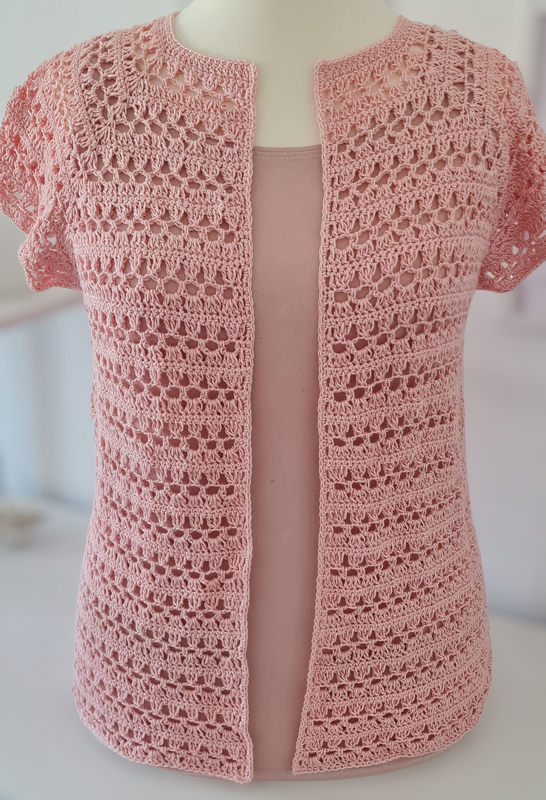 "Little Break" 4 in 1 Häkelanleitung in RVO / Weste, Jacke, Pullover, Shirt - Bild 10