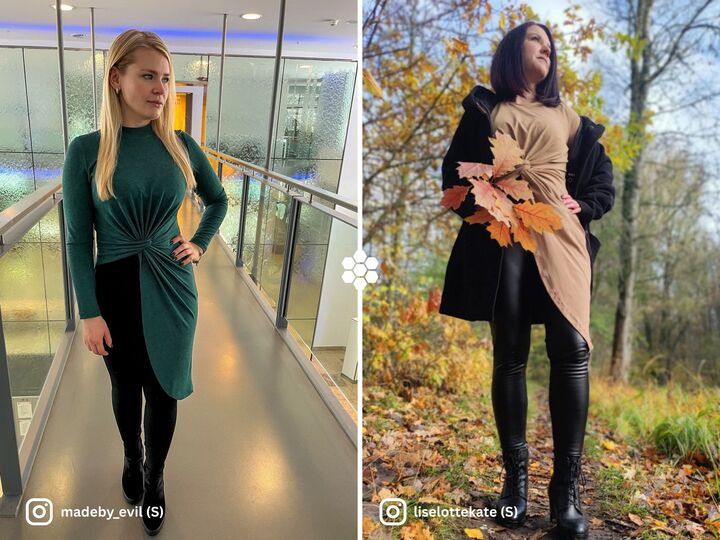 Pullover & Blouse Jasmine | PDF Sewing Pattern | Asymmetrical Twist Design