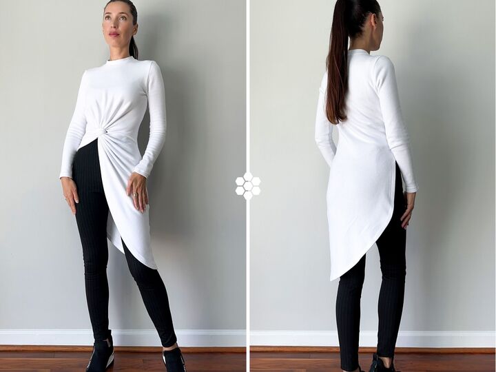 Pullover & Blouse Jasmine | PDF Sewing Pattern | Asymmetrical Twist Design