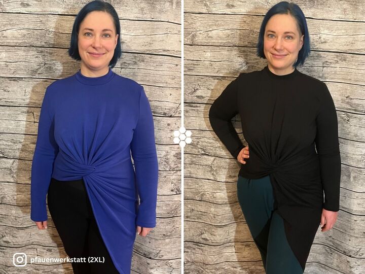 Pullover & Blouse Jasmine | PDF Sewing Pattern | Asymmetrical Twist Design